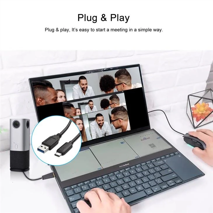Video Conference omnidirectional Microphone for USB computer Camera